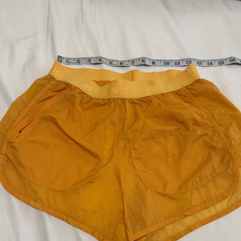 Outdoor Voices Orange Athletic Shorts - Picture 1 of 3
